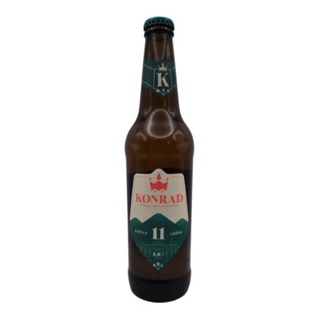 Piwo Konrad 11 Světlý Ležák 4,8% 0,5 l Czechy